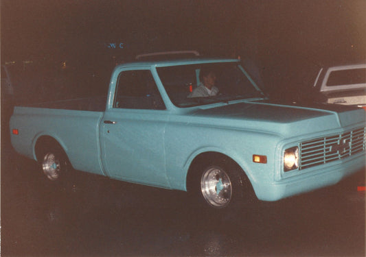 1972 Turquoise Chevy Pick up